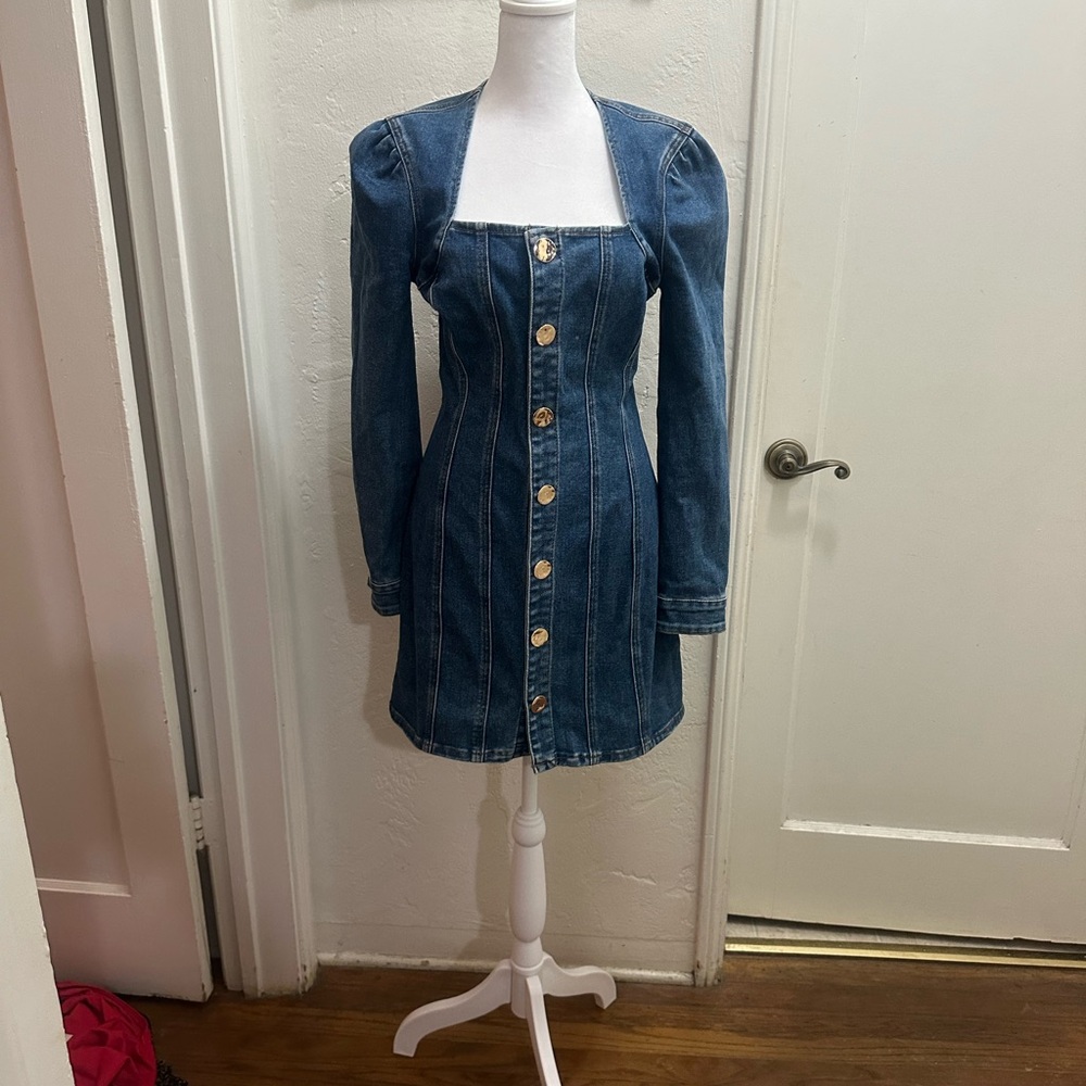 House of Harlow Denim Mini Dress